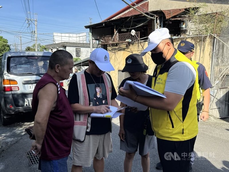 林業及自然保育署花蓮分署9日下午發布萬里溪堰塞湖黃色警戒，萬榮鄉公所隨即啟動保全戶預防性撤離作業。中央社記者張祈攝　115年7月9日