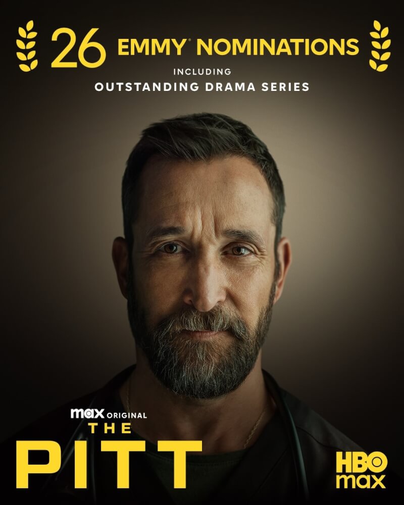 串流平台HBO Max熱門醫療劇「匹茲堡醫魂」一口氣獲得艾美獎25項提名。（圖取自instagram.com/hbomax）