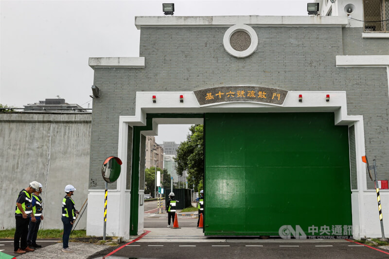 圖為台北市基16號水門。（中央社檔案照片）