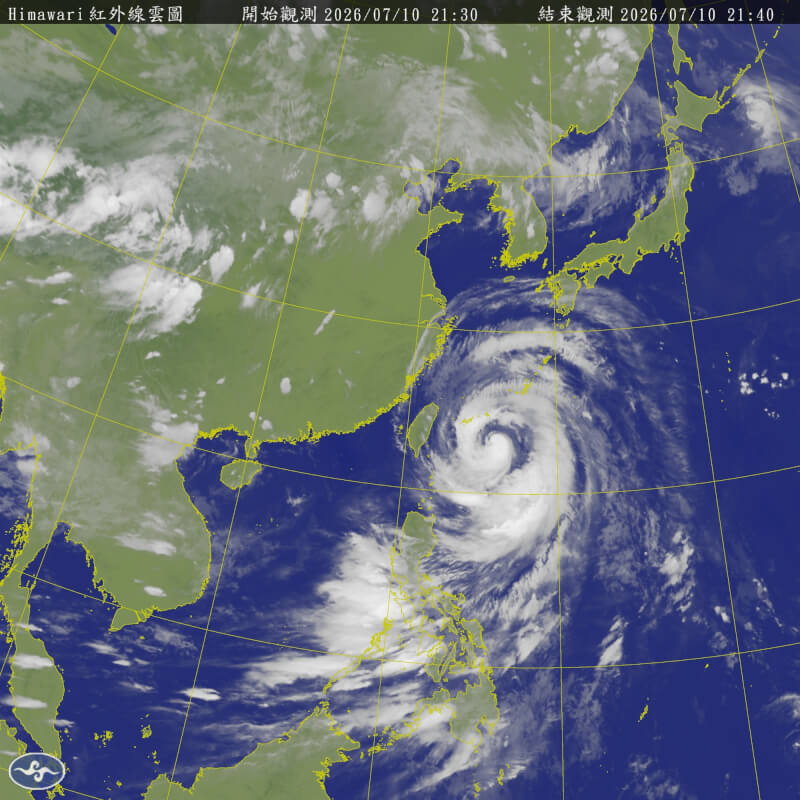 (圖取自中央氣象署網頁cwa.gov.tw)