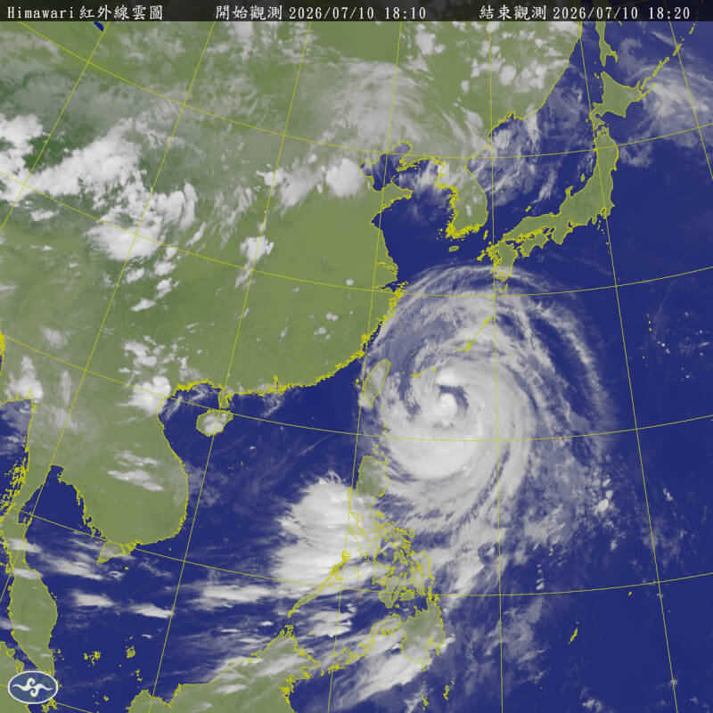 (圖取自中央氣象署網頁cwa.gov.tw)