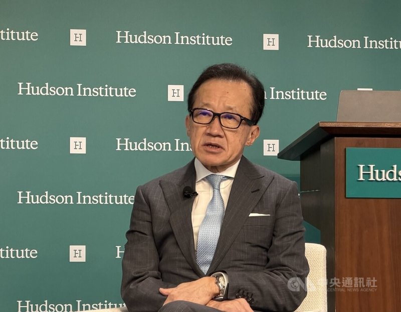 日本前國家安全保障局長北村滋9日出席華府智庫哈德遜研究所座談，他會後受訪表示，台灣和日本海巡單位應共同演訓，因應北京灰色地帶威脅。中央社記者侯姿瑩華盛頓攝 115年7月10日
