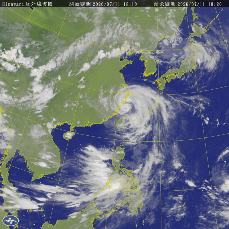 (圖取自中央氣象署網頁cwa.gov.tw)