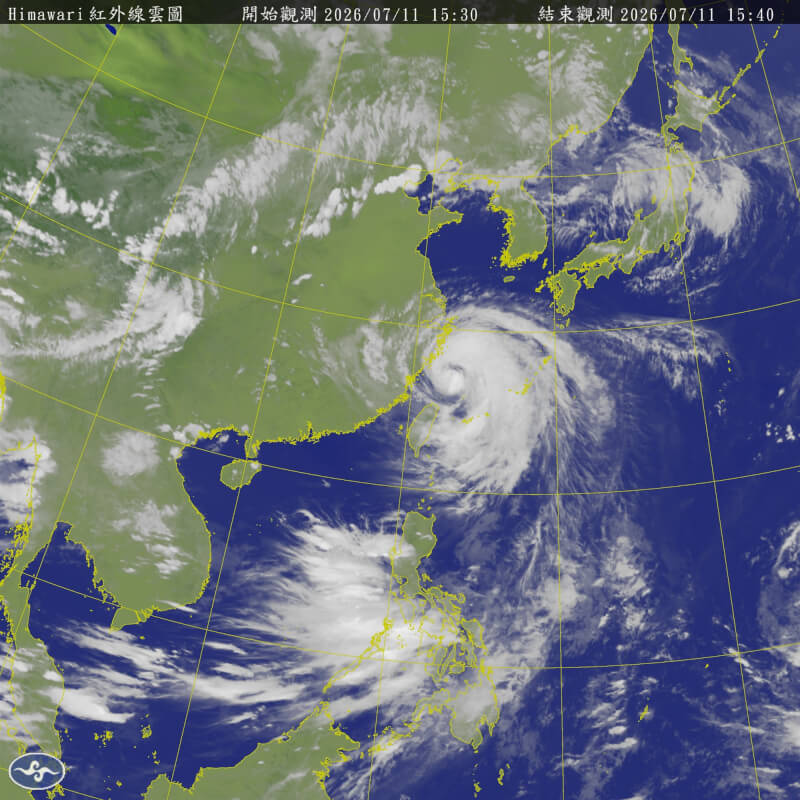 (圖取自中央氣象署網頁cwa.gov.tw)