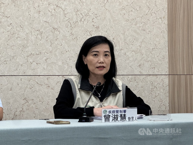 衛生福利部疾病管制署發言人曾淑慧（圖）14日公布新增3例日本腦炎本土病例，均為70多歲長者，提醒現在是日本腦炎流行季節，適齡幼童應及時接種疫苗。中央社記者沈佩瑤攝　115年7月14日