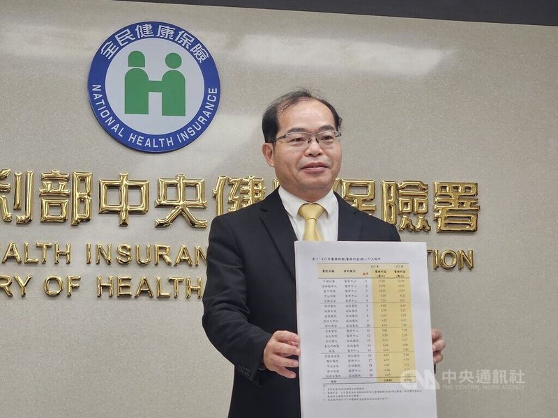 健保署主祕劉林義（圖）15日公布113年醫院財報，醫療機構人事費用增加新台幣81億元，人事費用占率為45.6%。中央社記者陳婕翎攝　115年7月15日