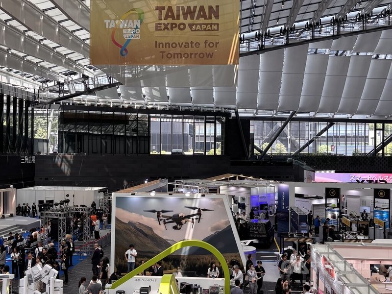 2026日本台灣形象展15日在東京新宿開幕,共有154家台灣企業參展,創下歷年海外台灣形象展最大規模。中央社記者戴雅真東京攝 115年7月15日