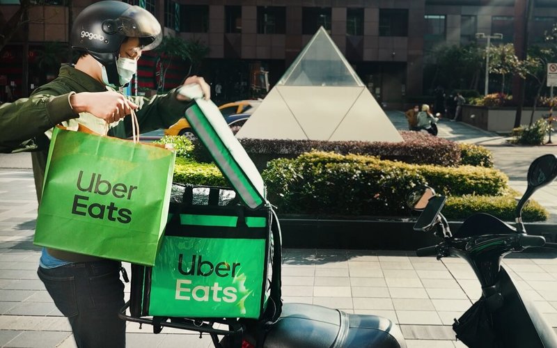 外送專法將於7月21日上路，Uber Eats宣布「2026下半年合作夥伴支持計畫」。（Uber Eats提供）中央社記者江明晏傳真　115年7月15日