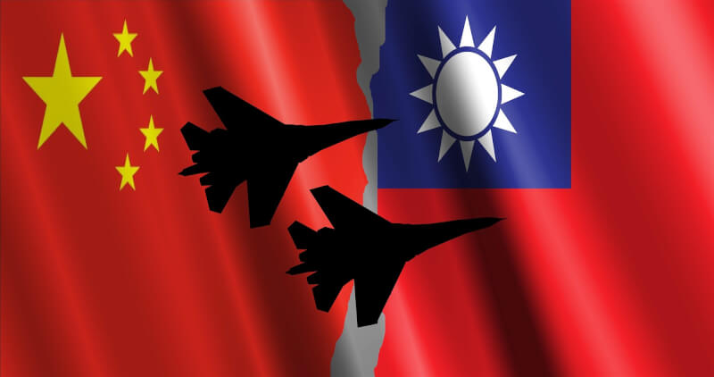 兩岸關係示意圖。（Shutterstock圖庫）