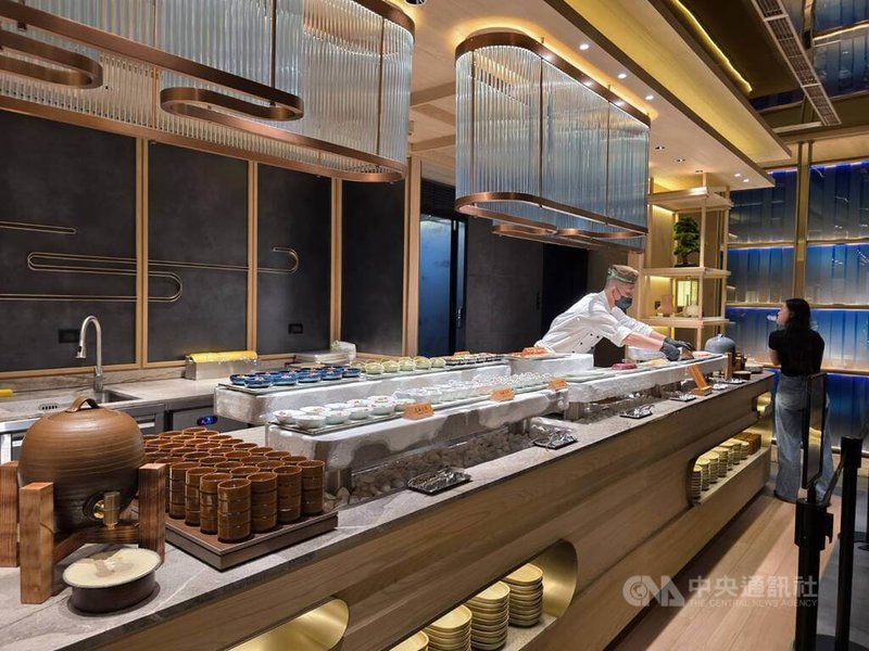 漢來美食島語自助餐廳宣布進駐台中漢神洲際購物廣場。中央社記者江明晏攝 115年7月17日