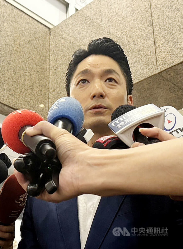 中聯油品驗出致癌物超標，台北市長蔣萬安17日表示，食安就是國安，呼籲民眾一起站上街頭，大聲喊出訴求。中央社記者陳昱婷攝　115年7月17日