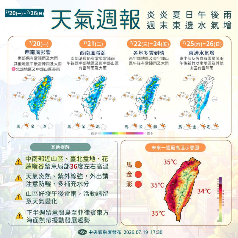 (圖取自facebook.com/cwa.weather)