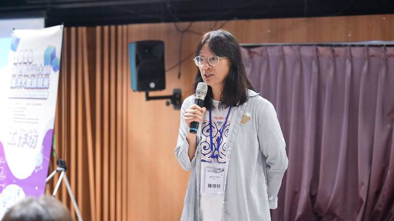 海洋委員會國家海洋研究院22日至24日在高雄辦理「第4屆諾大師海洋大數據競賽」暑期工作坊，國海院長陳璋玲（圖）22日在開訓現場以「與海同行，知海致遠」勉勵青年。（國海院提供）中央社記者張已亷傳真　115年7月23日