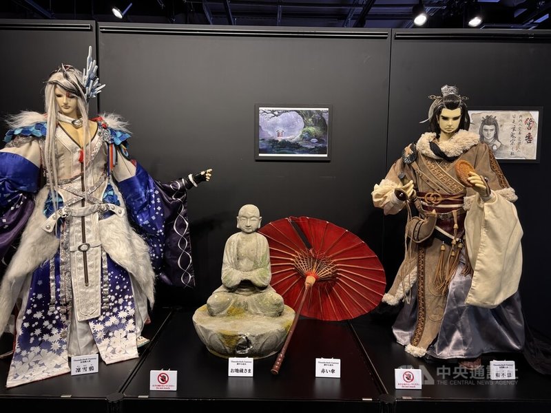 日台合作奇幻布袋戲「東離劍遊紀」迎來10週年,7月25日至8月9日在東京有樂町丸井百貨舉辦10週年大型紀念展「源自台灣!特攝人偶劇的世界展」。中央社記者戴雅真東京攝 115年7月24日