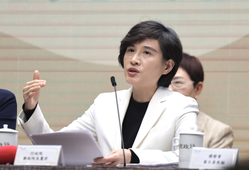 行政院副院長鄭麗君。（中央社檔案照片）
