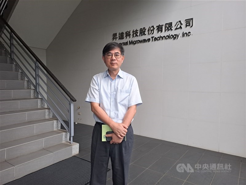 昇達科自結上半年每股賺8.15元，超越去年全年。圖昇達科技總經理吳東義。（中央社檔案照片）
