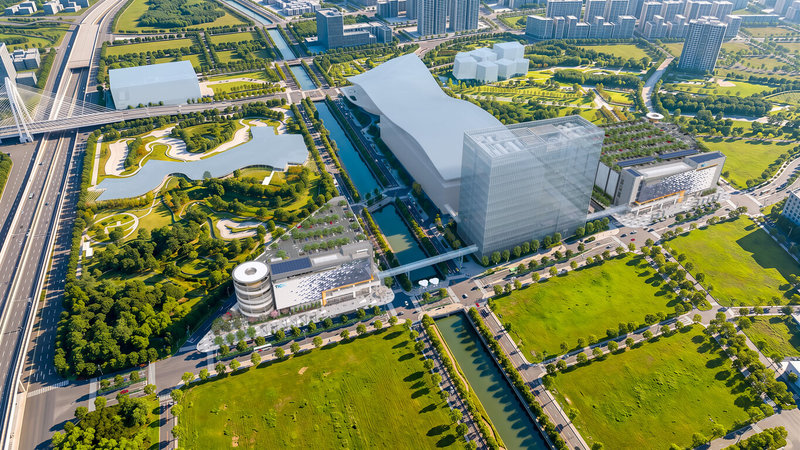 台中市政府建設局28日宣布，台中國際會展中心西側展館統包工程已決標，預計民國120年完工。（中市府提供）中央社記者郝雪卿傳真  115年7月28日