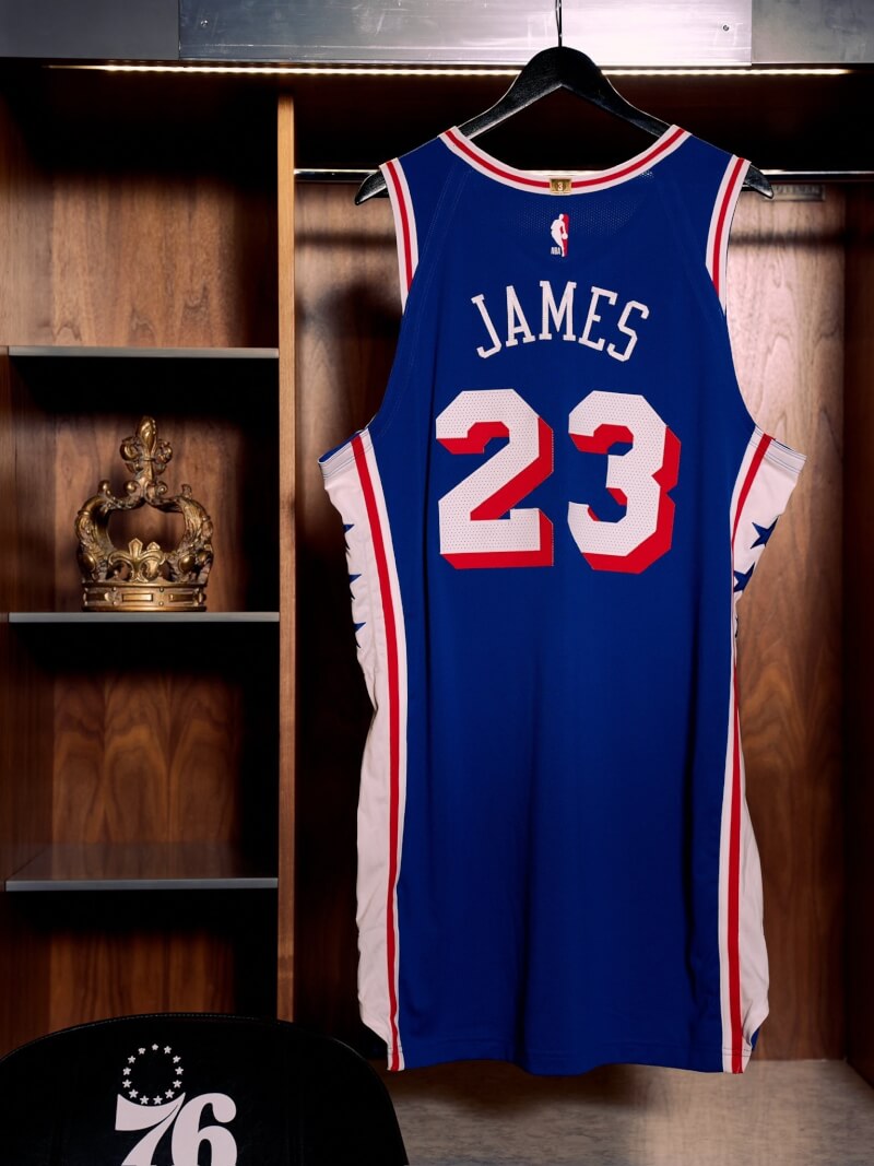 美國職籃NBA費城76人簽下聯盟歷史得分王詹姆斯（LeBron James）。（圖取自x.com/sixers）