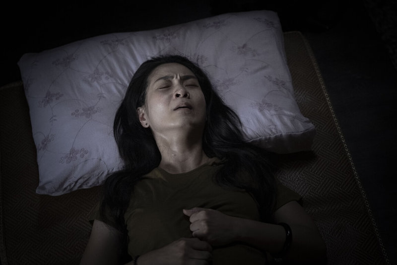 演員陳雪甄（圖）演出電影「粽邪4：坤蒂拉娜」，電影預告29日發布，陳雪甄29日透露自己有大量撞頭跟咬手指的戲，演出過程彷彿有另一個靈魂住進身體裡。（華影提供）中央社記者王心妤傳真　115年7月29日