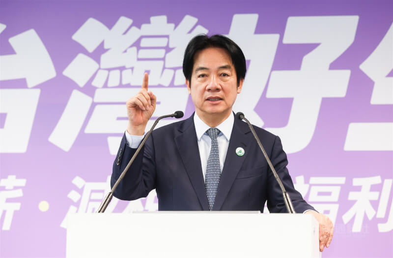 民進黨主席賴清德（圖）呼籲立法院朝野黨團支持行政院版本的無人載具特別條例草案。（中央社檔案照片）
