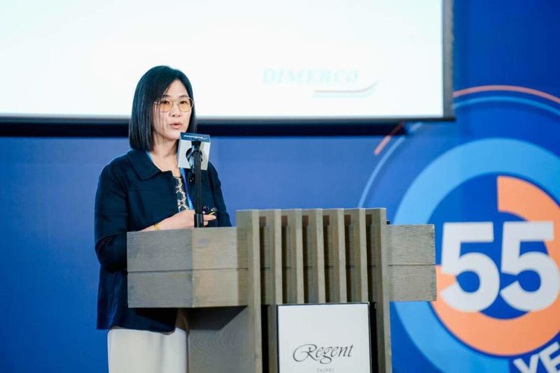 中菲行董事長錢文君表示，AI已成為下一個全球供應鏈管理的重要課題，中菲行協助企業將AI基礎建設自亞洲製造基地安全、高效地運送至全球各地資料中心。（中菲行提供）中央社記者江明晏傳真　115年7月30日