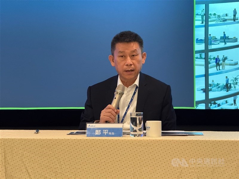圖為台達電董事長鄭平。 （中央社檔案照片）