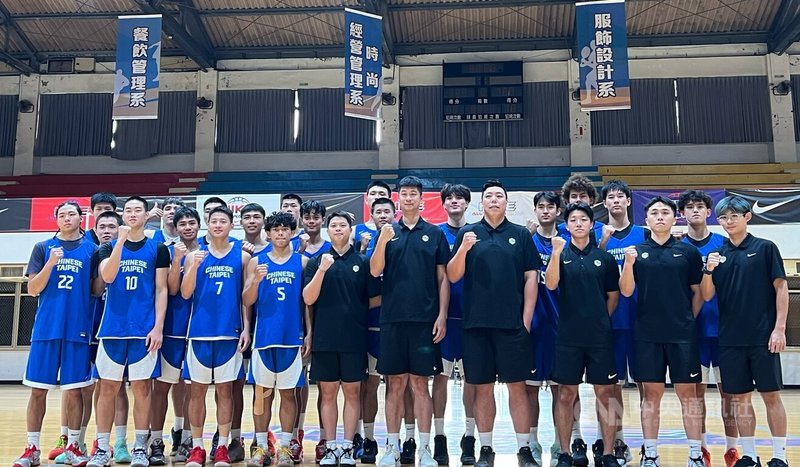 U18男籃亞洲盃將於8月13日在印度登場,在6名混血軍團加入情況下,台灣隊培訓名單星度豪華,近期積極備戰,以打進U19世界盃為目標。中央社記者陳容琛攝 115年7月30日