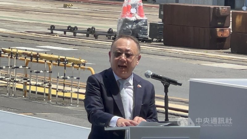 台灣高鐵採購12組新世代列車N700ST,首組新車30日出廠,台灣高鐵董事長史哲表示,有信心在台日雙方長年合作的良好基礎下,新車完成測試後,2027年7月1日能正式上線。中央社記者記黃巧雯攝 115年7月30日