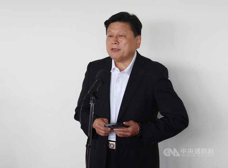 台北市長蔣萬安就中聯油案提出倒閣議題，國民黨立法院黨團總召傅崐萁（圖）31日在立法院受訪表示，目前黨團內部並沒有太多討論提倒閣的聲音。中央社記者張新偉攝　115年7月31日