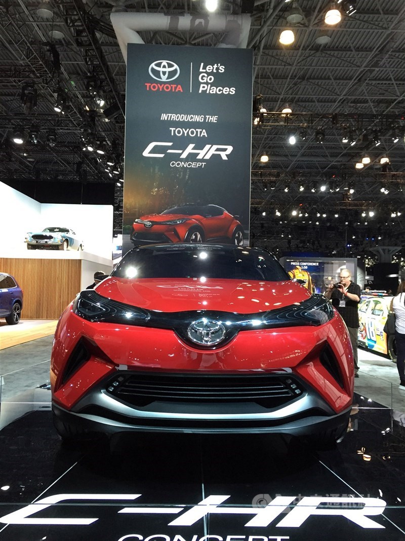 圖為日本豐田(Toyota)旗下車款。(中央社檔案照片)