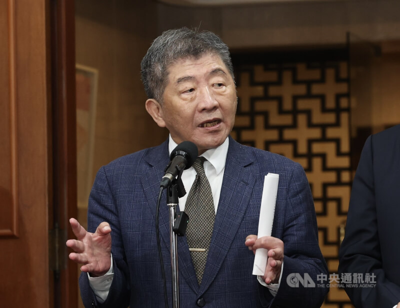 行政院政委陳時中。（中央社檔案照片）