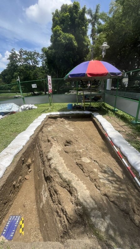 台南公園考古試掘　疑發現台灣府城大北門甕城遺構 | 文化 | 中央社 CNA