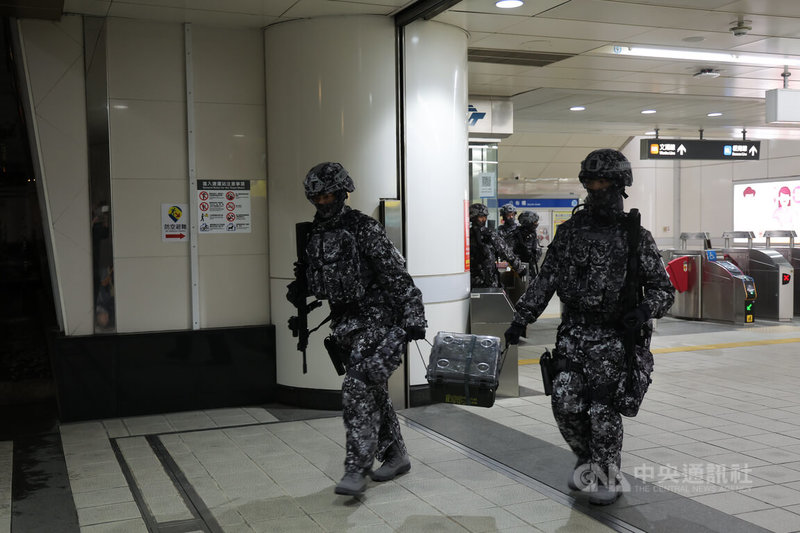 漢光演習 憲指部實施北捷地下路線運補任務演練 | 政治 | 中央社 CNA 漢光演習 憲指部實施北捷地下路線運補任務演練 | 政治 | 中央社 CNA