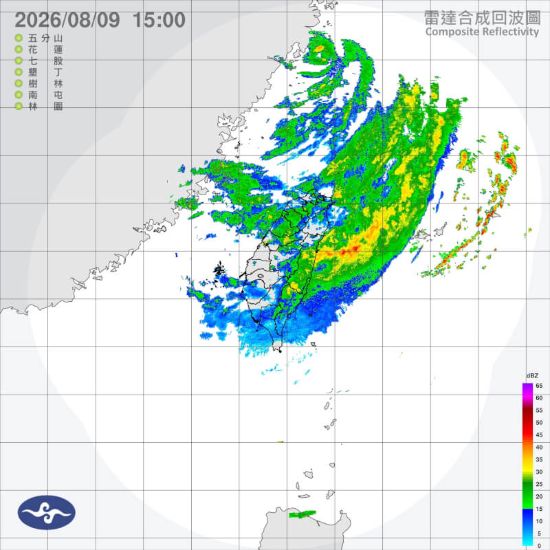 （圖取自中央氣象署網頁cwa.gov.tw）