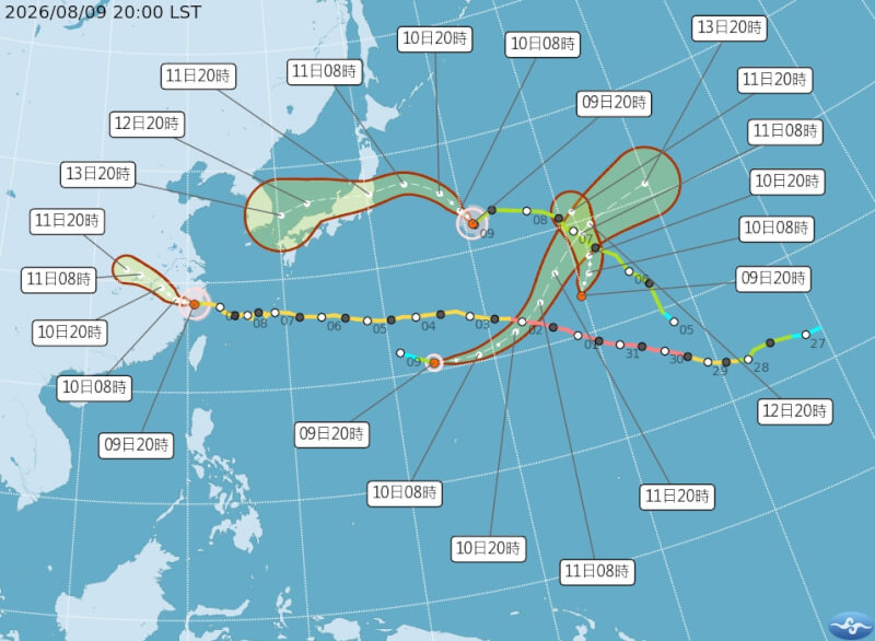 （圖取自中央氣象署網頁cwa.gov.tw）