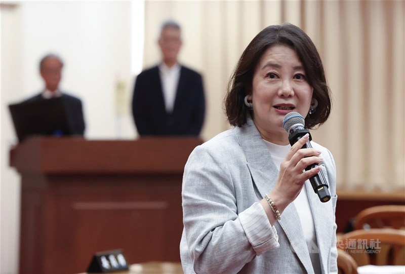 圖為民進黨立委吳思瑤。（中央社檔案照片）