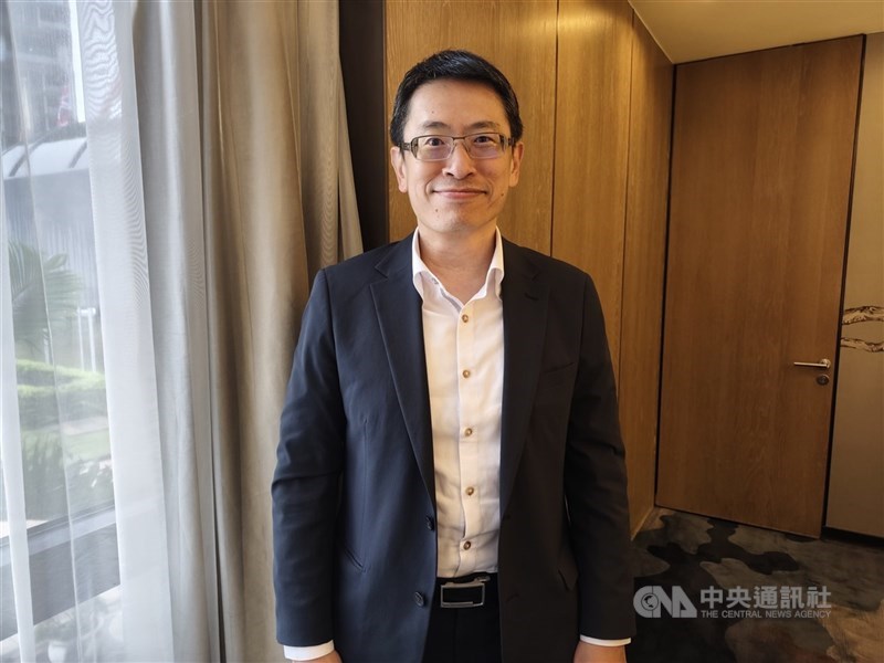 圖為高端疫苗總經理李思賢。 （中央社檔案照片）