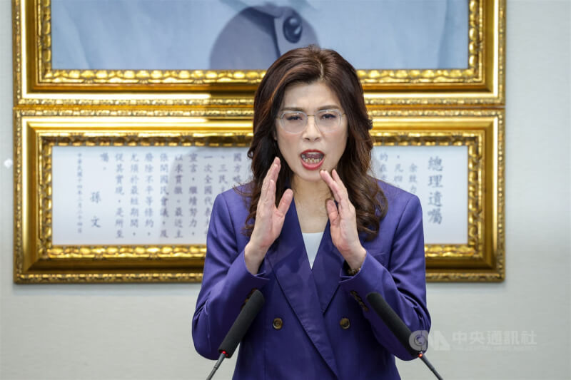 中國國民黨主席鄭麗文。（中央社檔案照片）