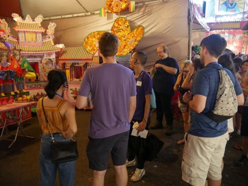 青年壯遊點農曆7月推限定活動，教育部青年發展署13日指出，基隆雨都青年壯遊點邀請國內外青年走入「鷄籠中元祭」。（教育部提供）中央社記者陳至中傳真　115年8月13日