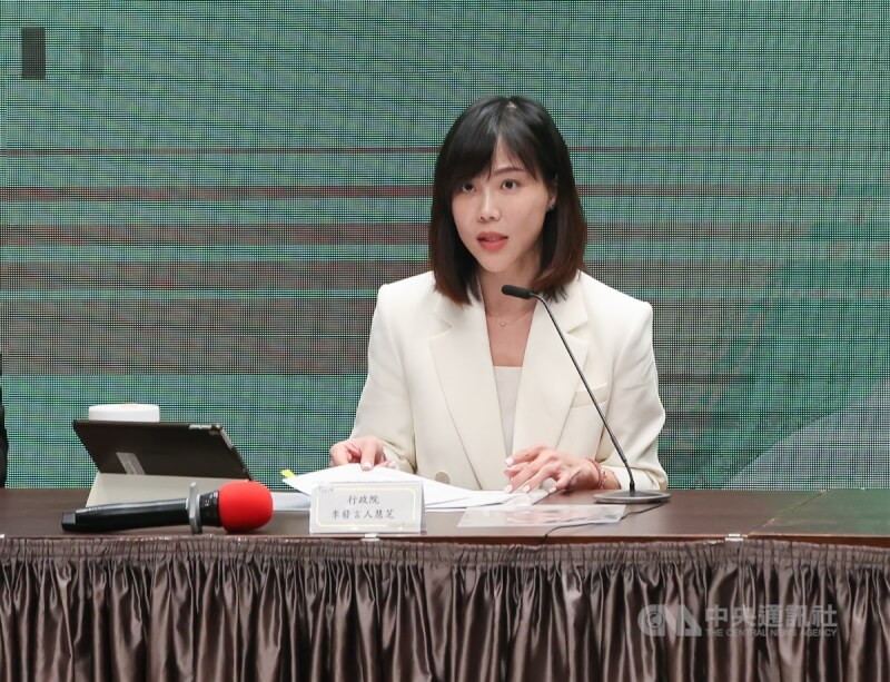 行政院發言人李慧芝。（中央社檔案照片）