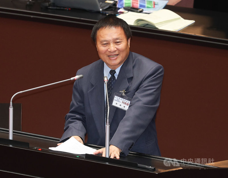 立法院全院委員會13日審查監察院人事同意權案，監察委員被提名人彭紹瑾（圖）列席，並上台說明。中央社記者謝佳璋攝  115年8月13日