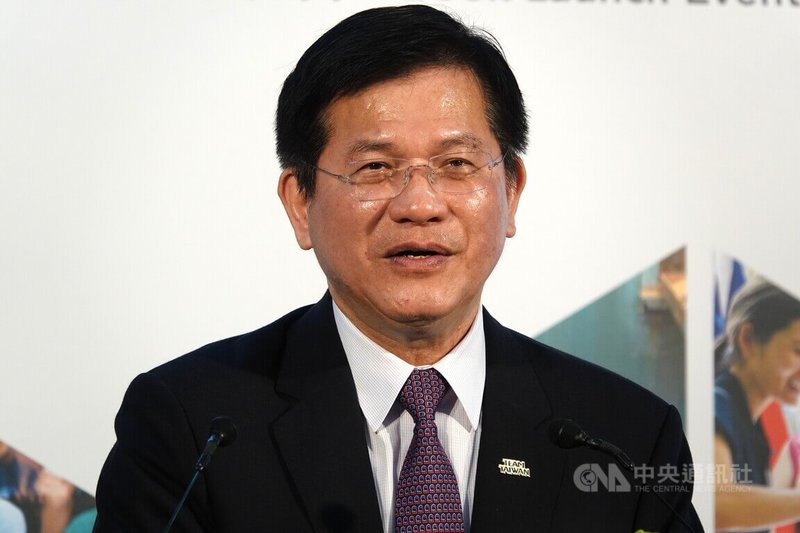 外交部長林佳龍（圖）14日出席國合會「國合30 共創新局」新書發表茶會。中央社記者吳書緯攝 115年8月14日