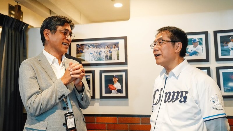 黃偉哲、日職西武獅社長奥村剛會面 交流賽事及觀光 | 地方 | 中央社 CNA 黃偉哲、日職西武獅社長奥村剛會面 交流賽事及觀光 | 地方 | 中央社 CNA
