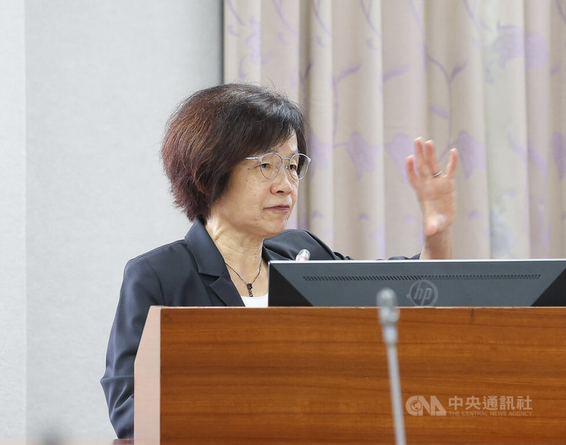 立法院司法及法制委員會19日審查朝野立委所提的「刑事訴訟法部分條文修正草案」等案，邀請司法院祕書長高金枝（圖）等人列席報告，並備質詢。中央社記者謝佳璋攝 115年8月19日