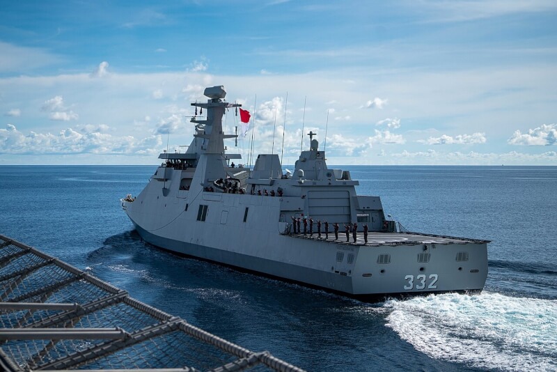 印尼巡防艦KRI I Gusti Ngurah Rai。（圖取自維基共享資源，版權屬公有領域）