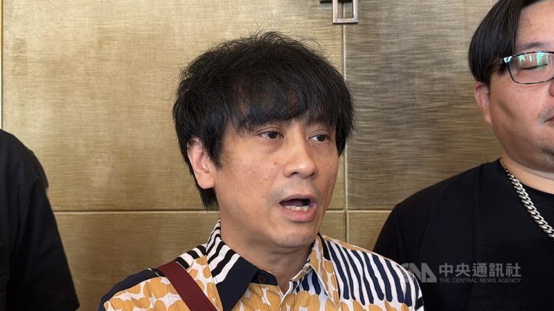 「光影同舟－兩岸電影交流會」20日在北京舉行。台灣編劇何昕明接受媒體訪問。中央社記者呂佳蓉北京攝　115年8月20日