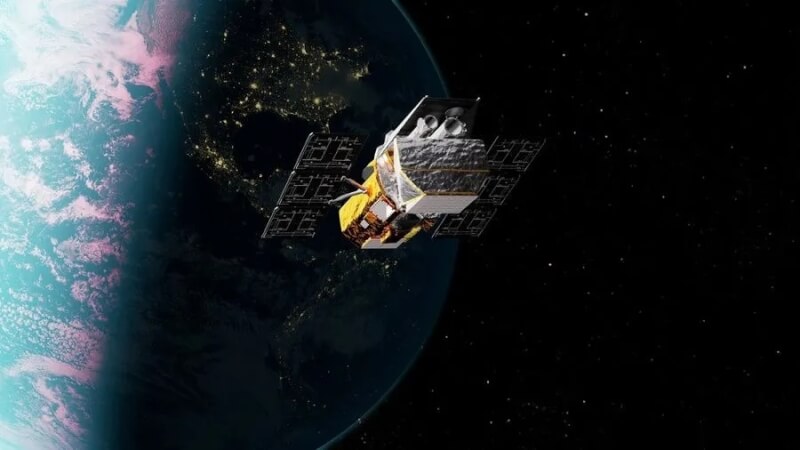 「雨燕天文台」衛星預計今年稍晚就會自然墜入大氣層並焚毀。（圖取自NASA網頁www.nasa.gov）