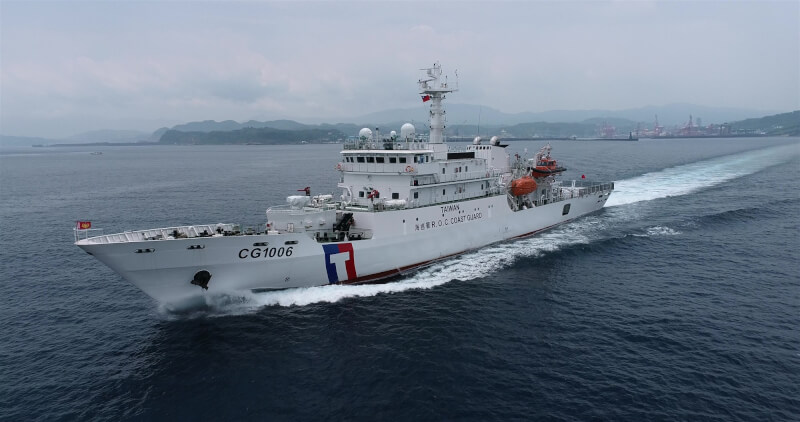 海巡署7月4日表示，中國海警局派艦艇稱在台灣東部海域巡查，海巡署調派花蓮艦（圖）全程監控。（海巡署提供）