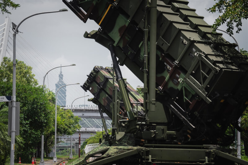 愛國者飛彈車組。（中央社檔案照片）