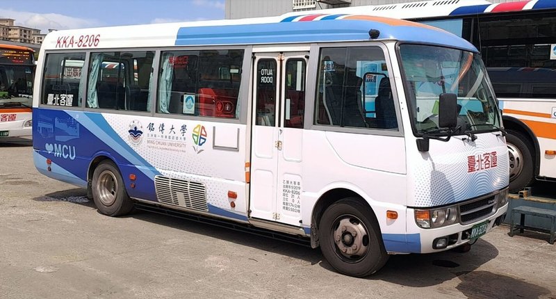 新北市交通局新闢跳蛙公車31日試營運，銜接捷運鶯桃福德站及銘傳大學（桃園校區），公車將停靠銘傳大學資館大樓、設計大樓及郵政代辦所等3處站點。（交通局提供）中央社記者王鴻國傳真　115年8月30日